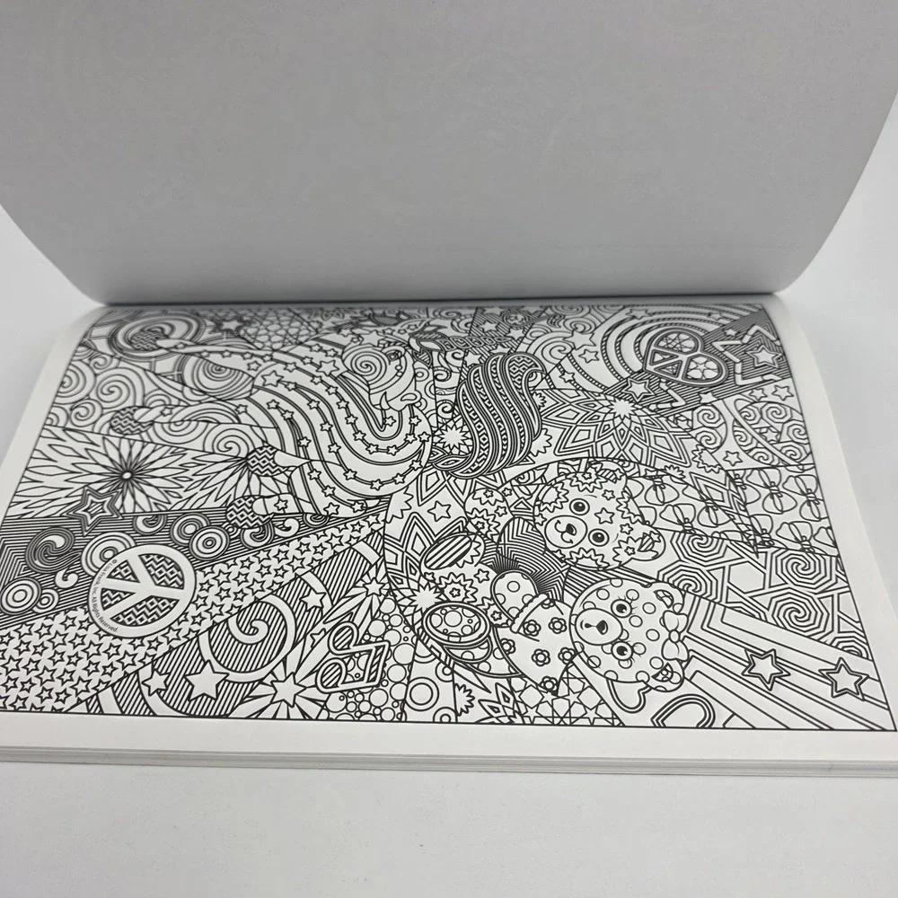 Lisa Frank Color Me Stay Calm And Keep Coloring Adult Coloring Book